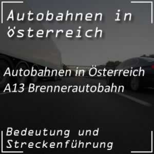 Brenner Autobahn von Innsbruck bis Italien