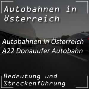 Donauufer Autobahn von Wien-Simmering bis Stockerau