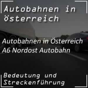 A6 Nordost Autobahn von Bruckneudorf bis zur Slowakei