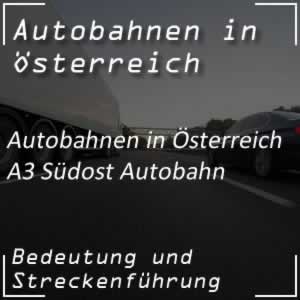 Südost Autobahn in Österreich
