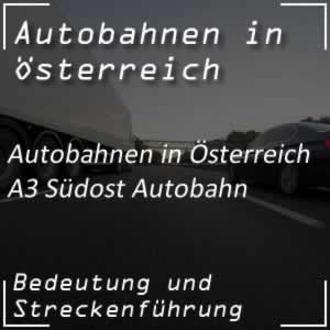 Südost Autobahn Österreich NÖ Burgenland