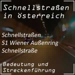 Wiener Außenring Schnellstraße von Vösendorf bis Korneuburg