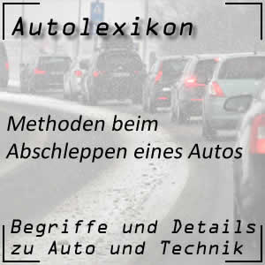 Abschleppen eines Autos