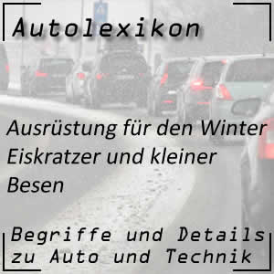 Ausrüstung im PKW für den Winter