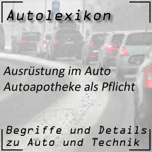 Autoapotheke im Auto