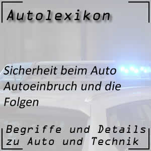 Autoeinbruch oder Autodiebstahl