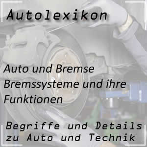 Bremse und Bremssystem im Auto