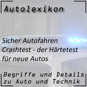 Crashtest bei Autoherstellung