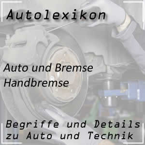 Handbremse im Auto