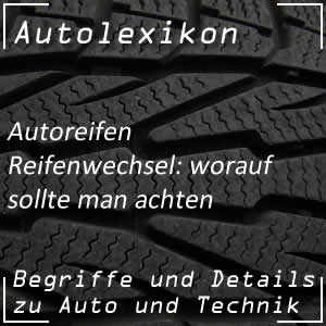 Reifenwechsel beim Auto