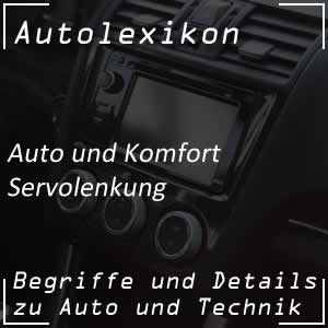 Servolenkung im Auto