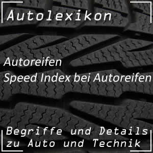Speed Index bei Autoreifen