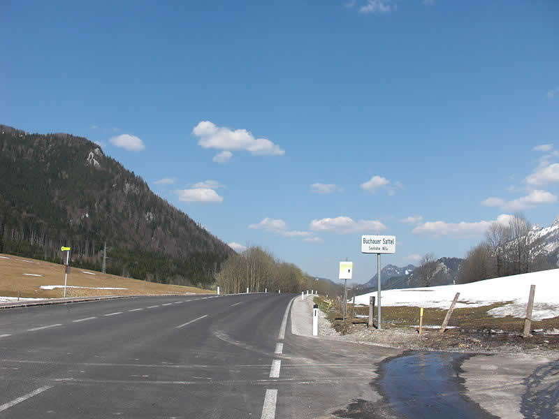 Bergstra&szlig;e Buchauer Sattel in der Steiermark