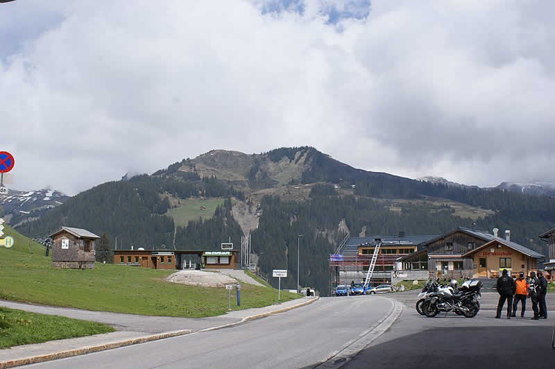 Bergstraße Faschinajoch in Vorarlberg