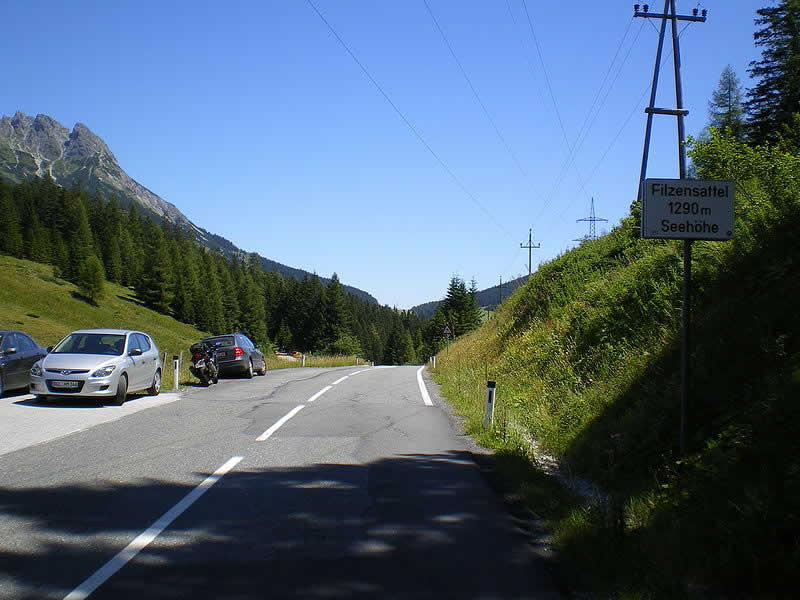 Bergstraße Filzensattel beim Hochkönig in Salzburg