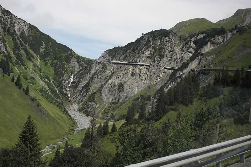 Flexenpass beim Arlbergpass Vorarlberg