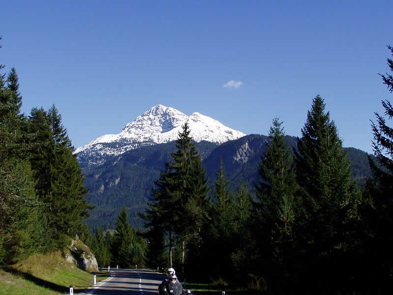 Bergstraße Gaichtpass in Tirol