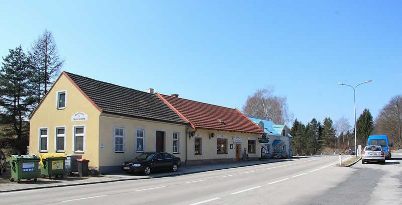 Bergstraße Gerichtsberg bei Hainfeld in Niederösterreich