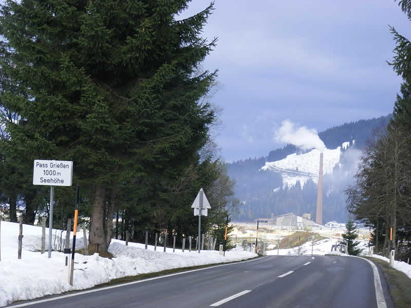 Bergstraße Grießenpass bei Hochfilzen