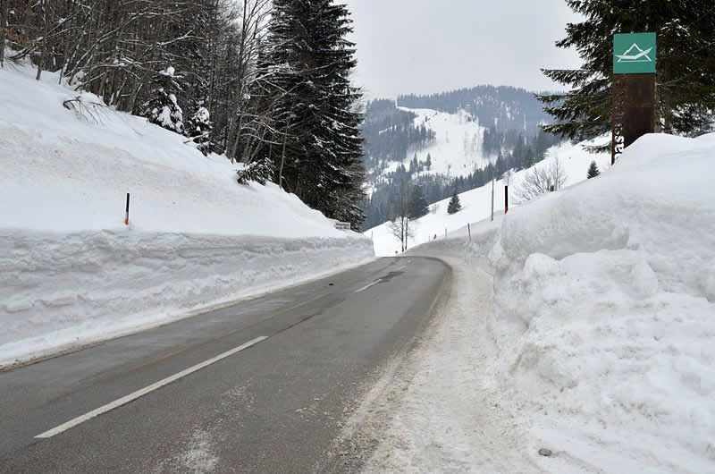Bergstra&szlig;e Hengstpass bei Windischgarsten