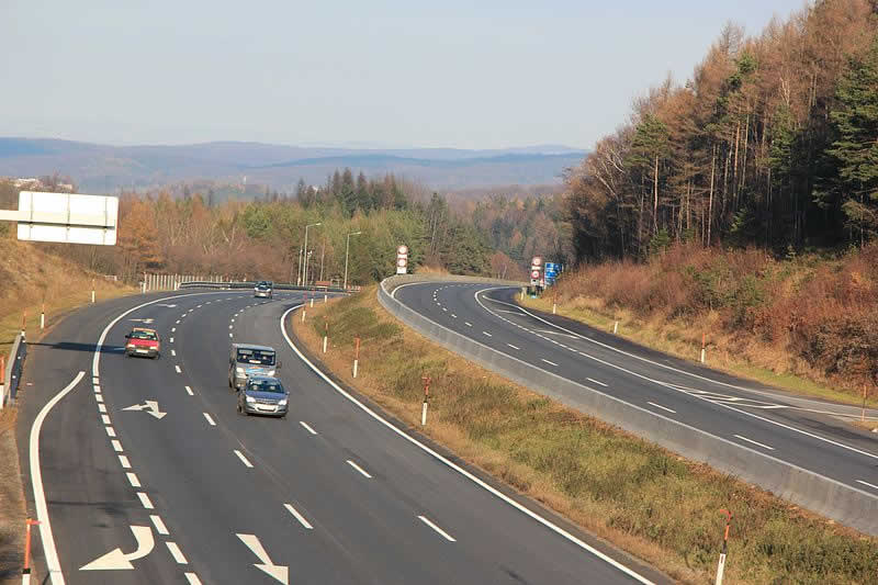 Bergstraße Hochstraß in Niederösterreich