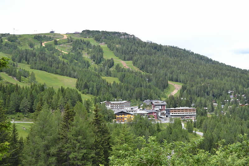 Bergstraße Nassfeld bei Hermagor in Kärnten