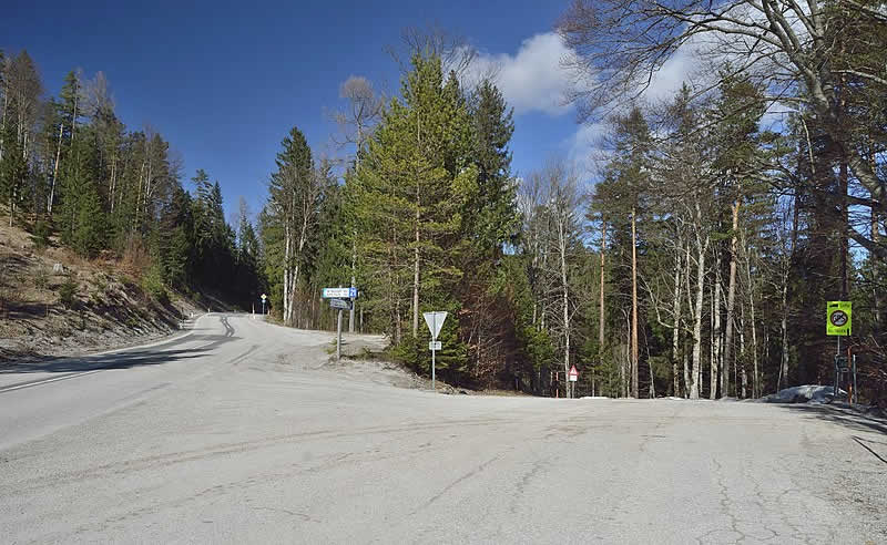 Bergstraße Ochsattel in Niederösterreich