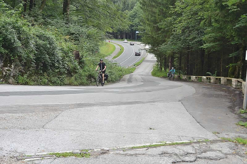 Bergstraße Pass Lueg bei Werfen Salzburg