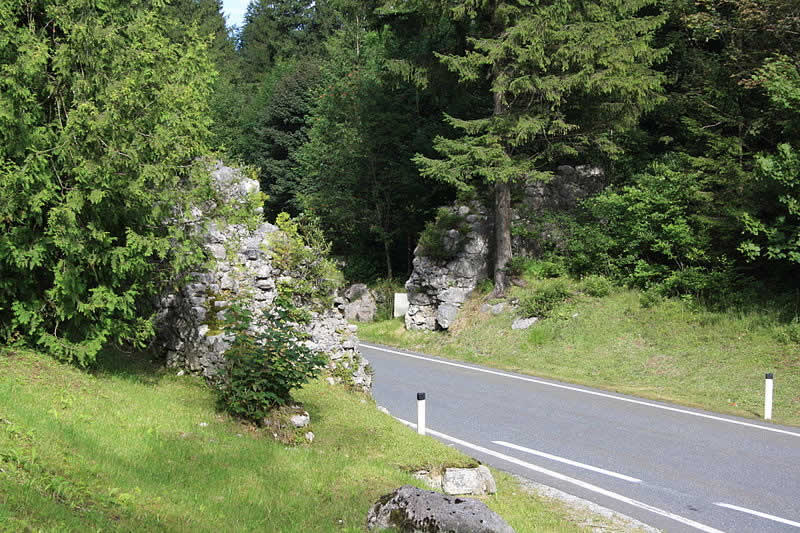 Bergstra&szlig;e Pass Strub bei Lofer Salzburg