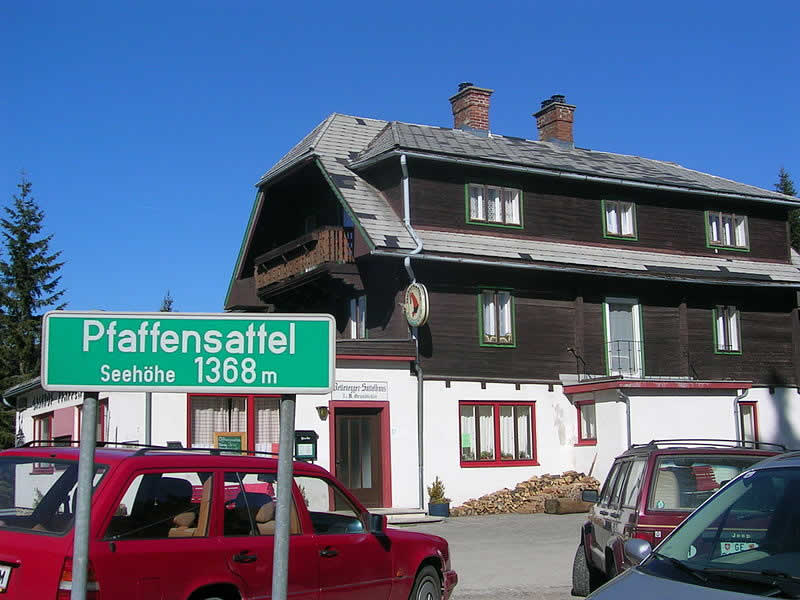 Bergstraße Pfaffensattel Steiermark