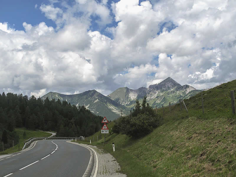 Bergstraße Radstädter Tauern in Salzburg