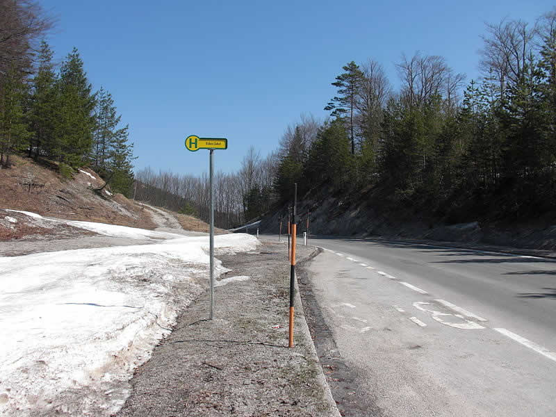 Bergstraße Rohrer Sattel in Niederösterreich