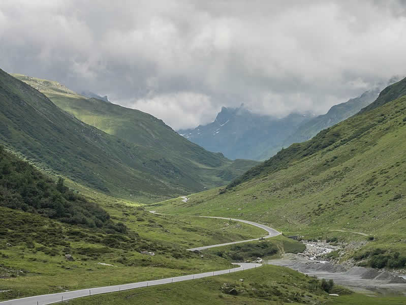 Silvretta Hochalpenstraße in Vorarlberg