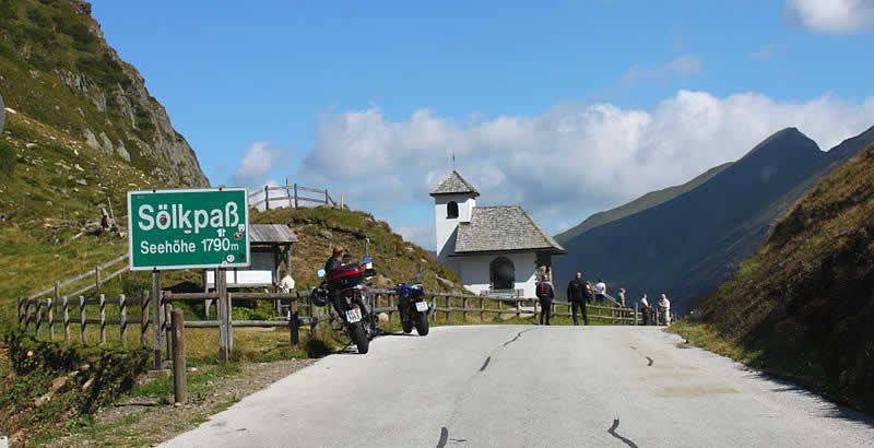 Bergstraße Sölkpass bei Murau