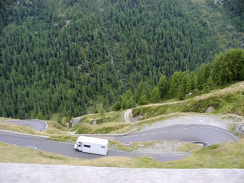 Bergstraße Timmelsjoch Verbindung Tirol und Italien