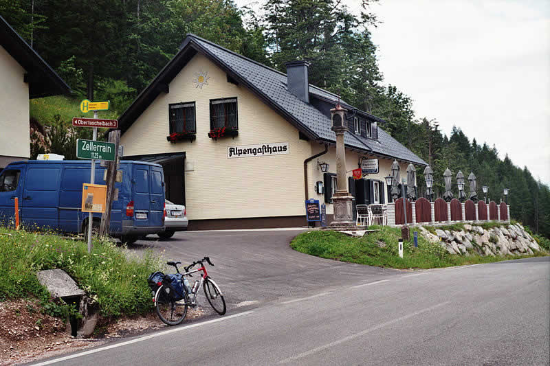 Bergstraße Zellerrain bei Mariazell