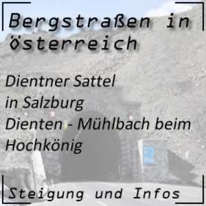 Bergstraße Dientner Sattel am Hochkönig