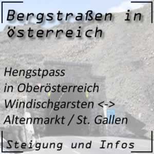 Bergstraße Hengstpass in Oberösterreich und Steiermark