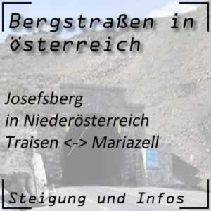 Bergstraße Josefsberg in Niederösterreich