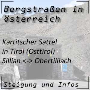 Bergstraße Kartitscher Sattel in Osttirol