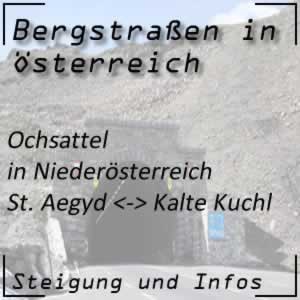 Bergstraße Ochsattel in Niederösterreich