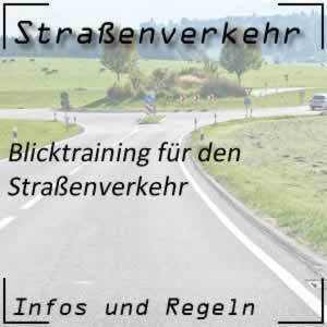 Blicktraining für den Straßenverkehr