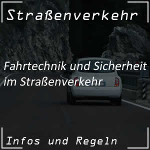 Fahrtechnik im Straßenverkehr