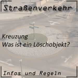 Löschobjekt im Straßenverkehr