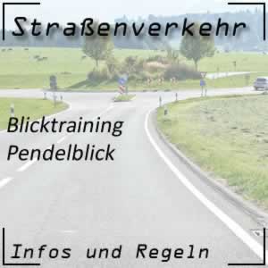 Blicktraining Pendelblick Straßenverkehr