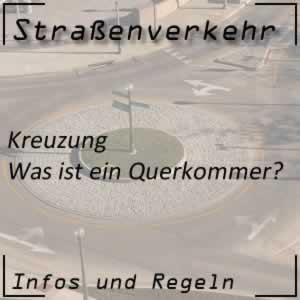 Querkommer im Straßenverkehr