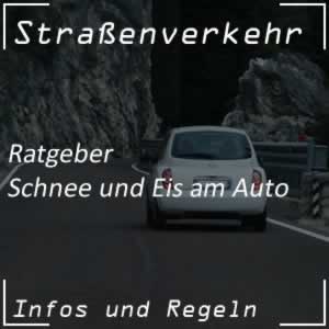 Ratgeber Schnee und Eis am Auto