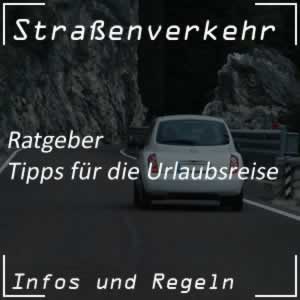 Ratgeber für die Urlaubsfahrt