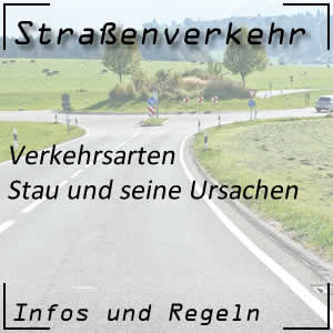 Stau oder Verkehrsüberlastung