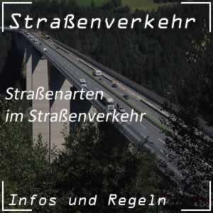 Straßenarten im Straßenverkehr